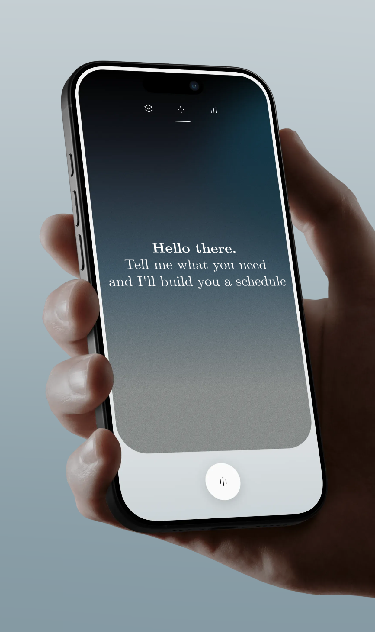 Calendar AI app — just speak, it plans.